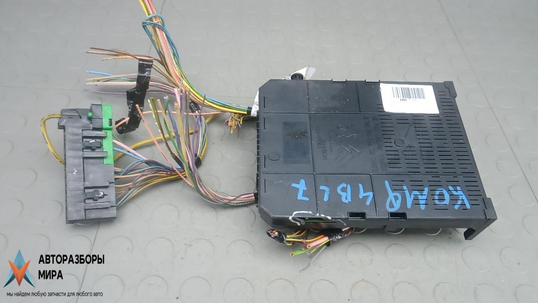 блок комфорта Citroen C5 2 поколение 2009, 1.6 л., дизель, МКПП, универсал, 6580SS, 6580SV - фото №1