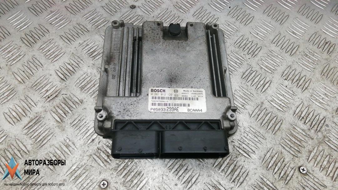 ЭБУ Dodge Caliber 1 поколение 2006, 2.0 л., дизель, МКПП, внедорожник 5 дв., 0281012129 - фото №1