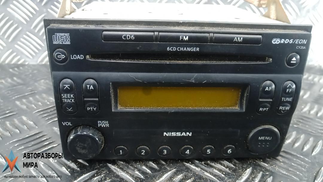 магнитола Nissan Pathfinder R51 2005, 2.5 л., дизель, МКПП, внедорожник 5 дв., 28185EB410 - фото №1