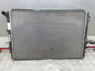 радиатор охлаждения Skoda Octavia 2 поколение (A5) [рестайлинг] 2012, 1.6 л., дизель, МКПП, хетчбэк 5 дв.