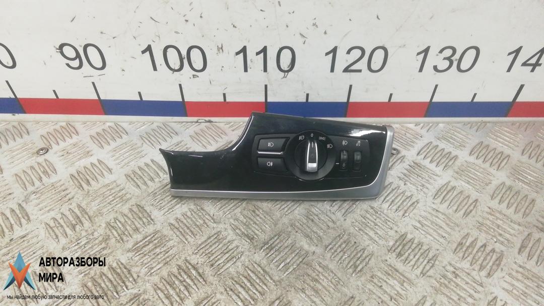 переключатель света BMW 5 серия F07/F10/F11 2011, 2.0 л., 520d, дизель, МКПП, седан, 9192746 - фото №1