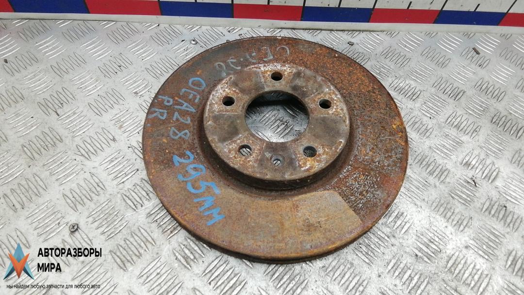 диск тормозной передний Chevrolet Orlando 1 поколение 2011, 1.8 л., бензин, МКПП, минивэн, 13502052 - фото №1