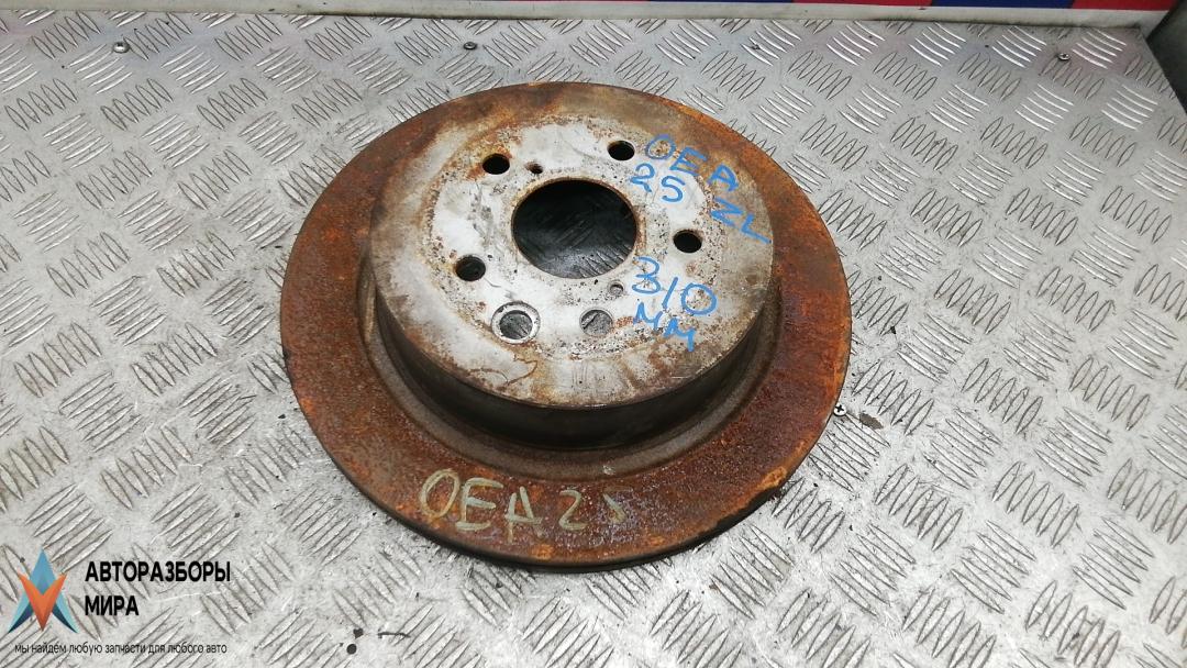 диск тормозной задний Lexus IS 2 поколение (XE20) 2007, 2.2 л., дизель, МКПП, седан, 4243130290 - фото №1