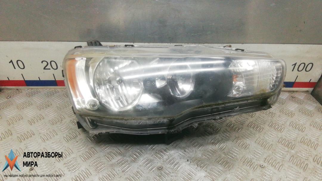 фара правая Mitsubishi Lancer 10 поколение 2010, 1.5 л., бензин, МКПП, хетчбэк 5 дв., 8301B626 - фото №1