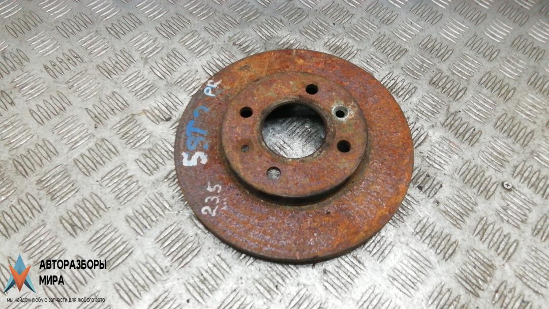 диск тормозной передний Renault Kangoo 1 поколение 2000, 1.9 л., дизель, МКПП - фото №1