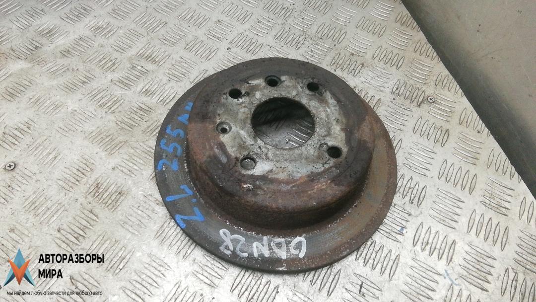 диск тормозной задний Chevrolet Lacetti 1 поколение 2007, 1.4 л., бензин, МКПП, седан, 96549630 - фото №1