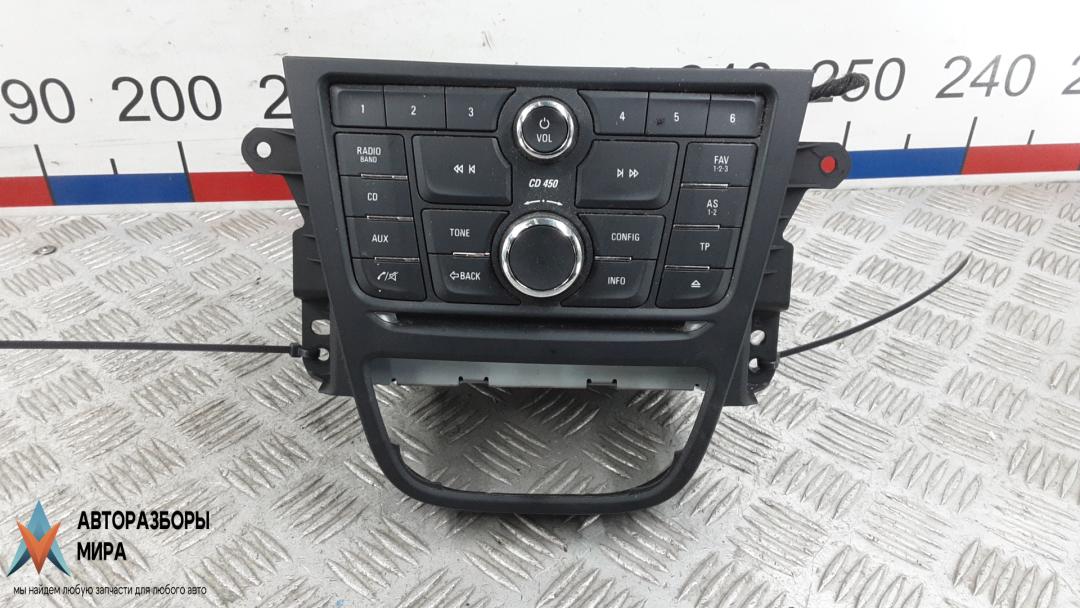 магнитола Opel Mokka 1 поколение 2014, 1.6 л., бензин, МКПП, внедорожник 5 дв., 94521425, 95363963, 1781305, 1779520 - фото №1