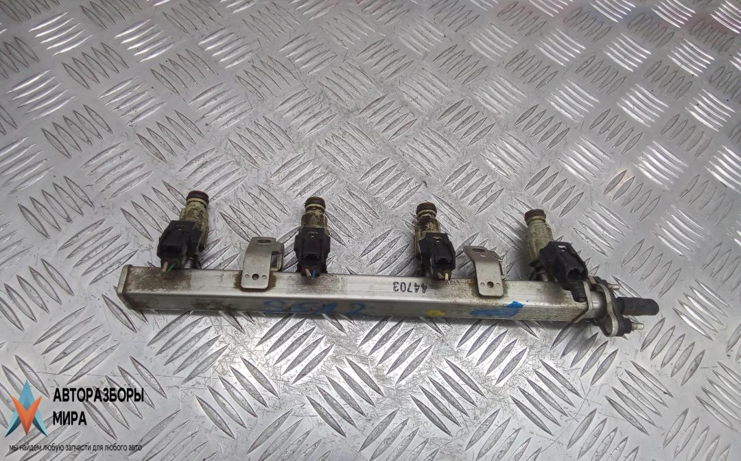 топливная рампа Kia Rio 3 поколение 2014, 1.2 л., бензин, МКПП, хетчбэк 5 дв., 3534003000, 3531004000 - фото №1