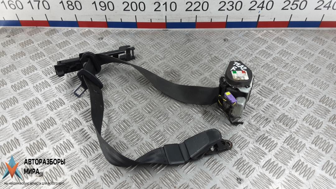 ремень безопасности Skoda Superb 2 поколение 2008, 2.0 л., дизель, МКПП, хетчбэк 5 дв., 3T2857702 - фото №1