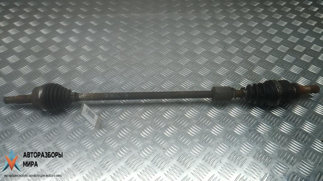 полуось передняя правая (приводной вал, ШРУС) Peugeot 107 1 поколение 2006, 1.4 л., дизель, МКПП, хетчбэк 5 дв. - фото №1