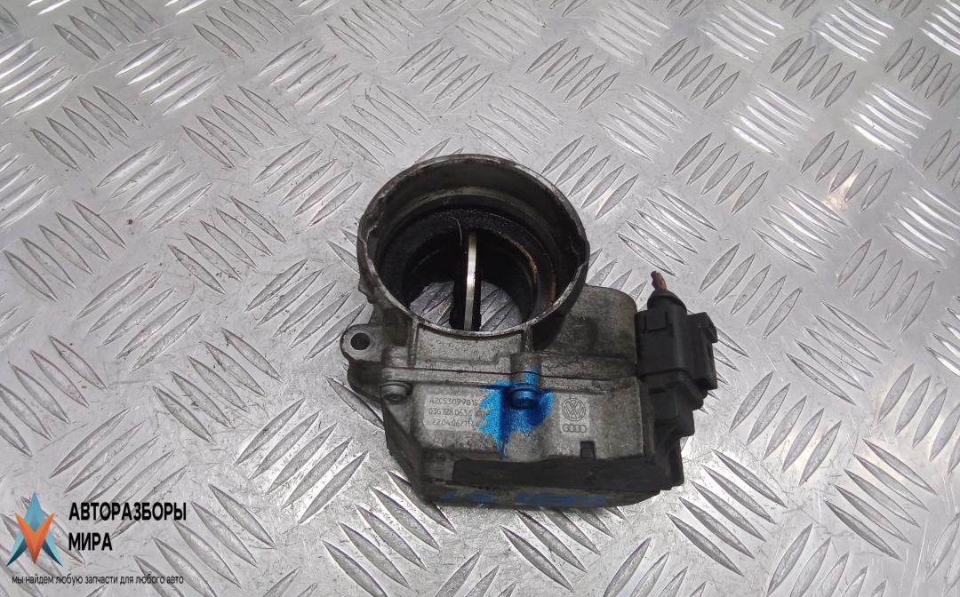 заслонка дроссельная Volkswagen Passat B6 2006, 1.9 л., дизель, МКПП, седан, 03G128063C - фото №1