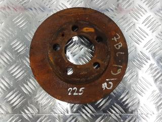 диск тормозной задний Volkswagen Golf 4 поколение 1999, 1.9 л., дизель, МКПП, хетчбэк 5 дв.