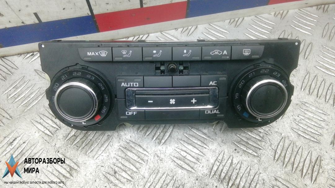блок управления печки / климат-контроля Skoda Superb 2 поколение 2009, 2.0 л., дизель, МКПП, хетчбэк 5 дв., 009777774924 - фото №1