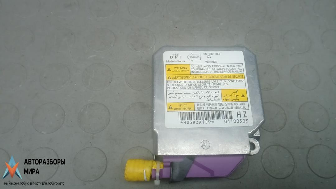 блок AirBag Chevrolet Kalos 1 поколение 2006, 1.4 л., бензин, МКПП, хетчбэк 5 дв., 96830358 - фото №1