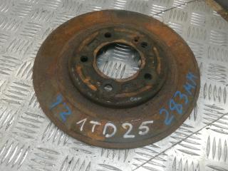 диск тормозной задний Hyundai i40 VF [рестайлинг] 2016, 1.7 л., дизель, МКПП, универсал, 584113Z100