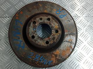 диск тормозной передний Fiat Doblo 2 поколение 2012, 1.3 л., дизель, МКПП