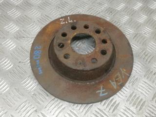 диск тормозной задний Volkswagen Passat CC 1 поколение 2009, 2.0 л., TDi, дизель, МКПП, седан