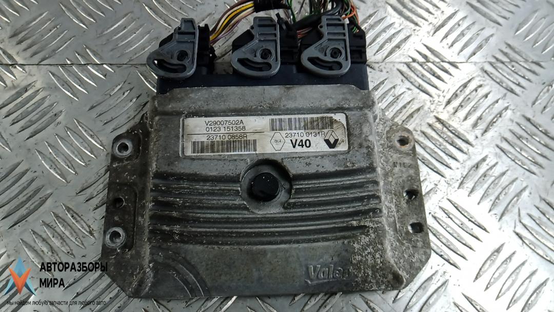 ЭБУ Renault Scenic 3 поколение 2010, 1.6 л., бензин, МКПП, минивэн, 237100131R, 237100858R - фото №1