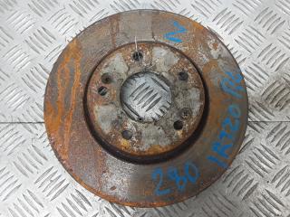 диск тормозной передний Kia Soul 1 поколение 2010, 1.6 л., CRDi 115, дизель, МКПП, хетчбэк 5 дв., 517122K100