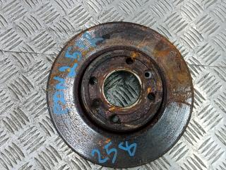 диск тормозной передний Nissan Note E11 [рестайлинг] 2010, 1.4 л., бензин, МКПП, хетчбэк 5 дв.