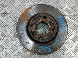 диск тормозной передний Nissan Note E11 [рестайлинг] 2010, 1.4 л., бензин, МКПП, хетчбэк 5 дв.