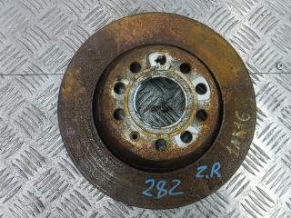 диск тормозной задний Skoda Superb 2 поколение 2008, 1.9 л., D TDI PD, дизель, МКПП, хетчбэк 5 дв., 1K0615601AD