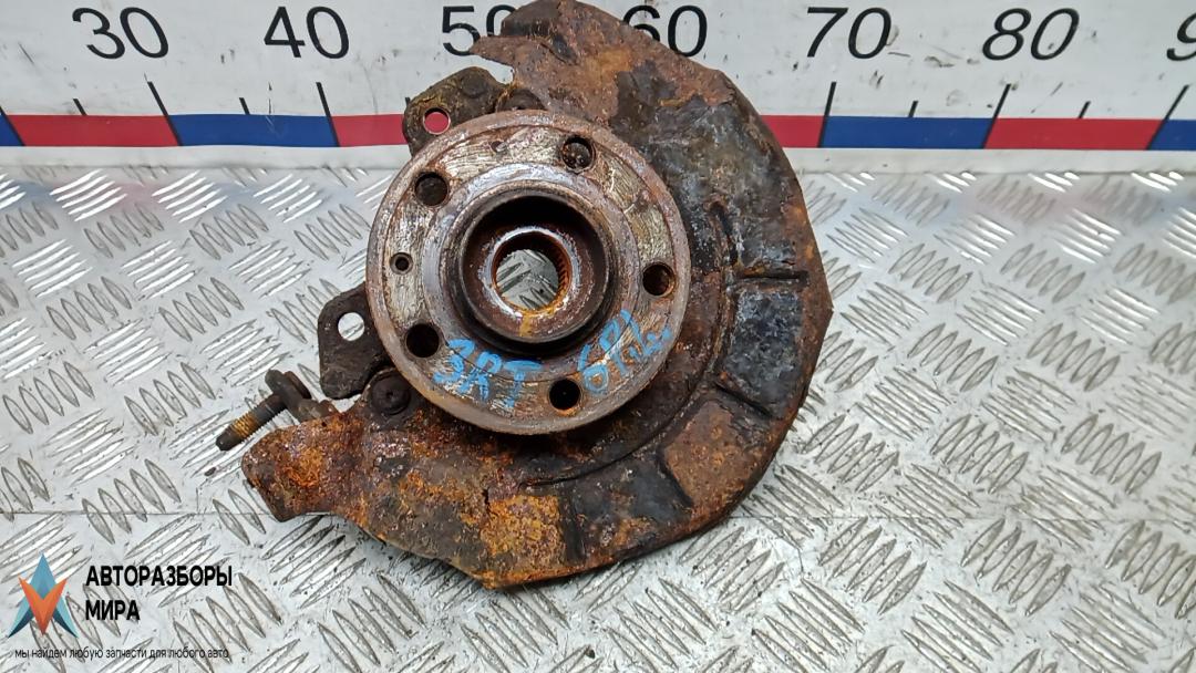 ступица передняя левая Skoda Rapid 1 поколение 2013, 1.6 л., дизель, МКПП, хетчбэк 5 дв., 6R0407621A, 6Q0407255S - фото №1