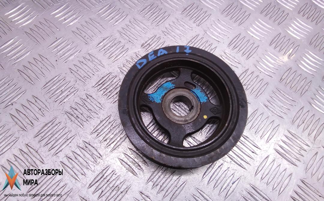 Шкив коленвала демпферный бензиновый Nissan Qashqai 2 поколение 2014, 1.2 л., бензин, МКПП, внедорожник 5 дв., 1230300Q2C - фото №1