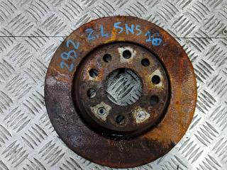 диск тормозной задний Skoda Superb 2 поколение [рестайлинг] 2014, 2.0 л., дизель, МКПП, хетчбэк 5 дв., 1K0615601AD, 5Q0615601G