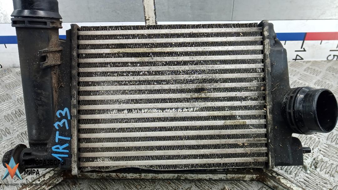 радиатор интеркулера Nissan Qashqai 2 поколение 2014, 1.5 л., дизель, МКПП, хетчбэк 5 дв., 144614EA0A - фото №1