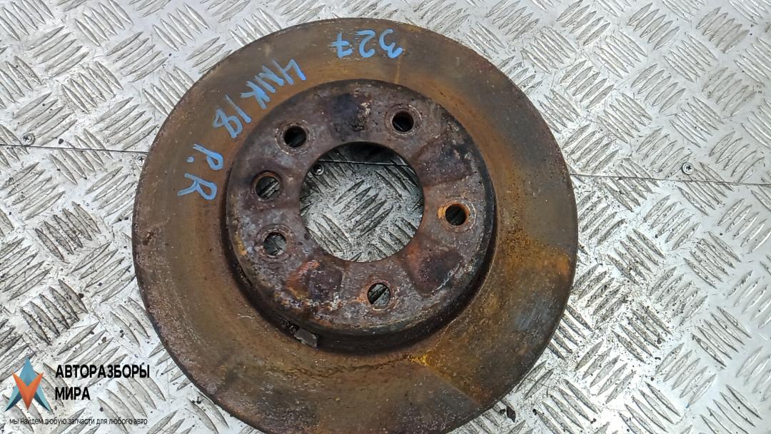 диск тормозной передний Volkswagen Touareg 1 поколение 2006, 3.0 л., дизель, АКПП, внедорожник 5 дв., 7L6615302N, 7L6615301N - фото №1