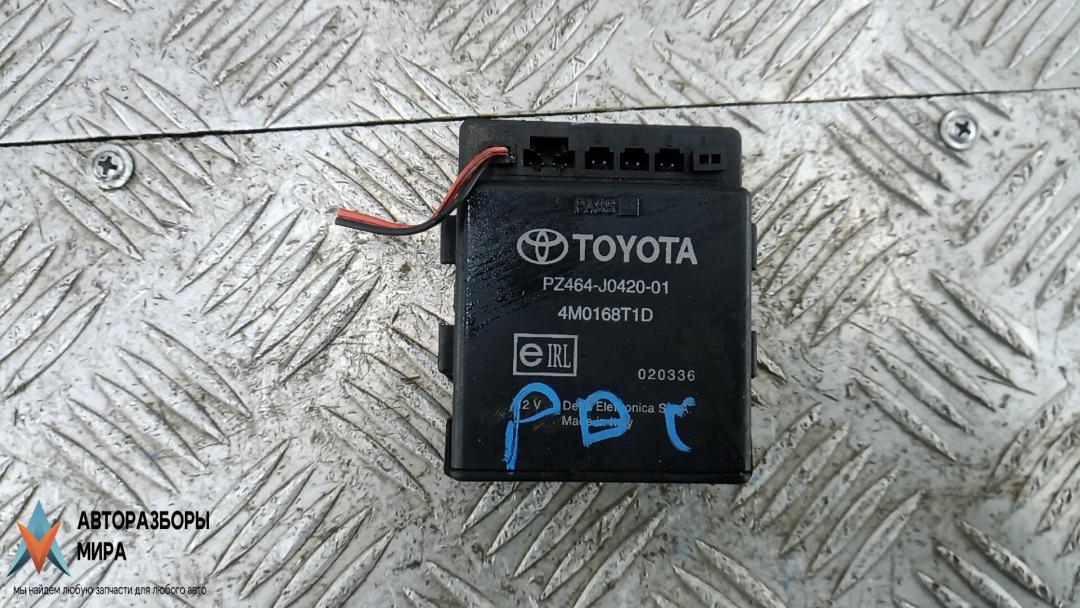 блок управления парктрониками Toyota Land Cruiser Prado J120 2005, 3.0 л., дизель, МКПП, внедорожник 5 дв., 4M0168T1D - фото №1