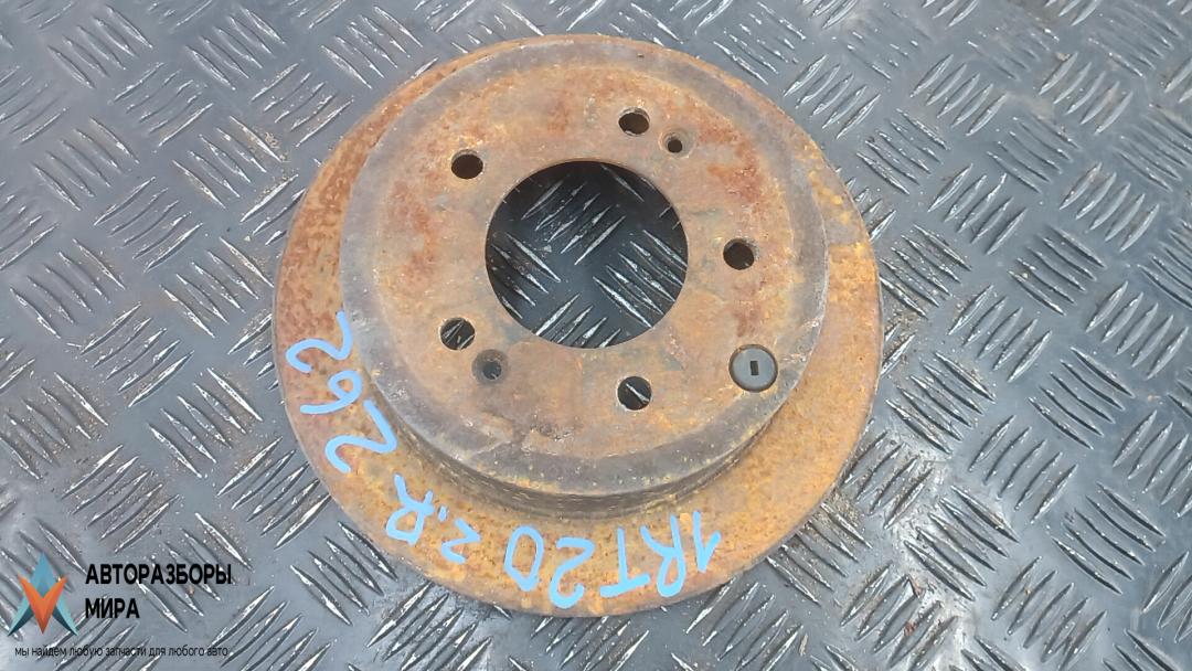 диск тормозной задний Kia Soul 1 поколение 2010, 1.6 л., CRDi 115, дизель, МКПП, хетчбэк 5 дв., 584112K300 - фото №1