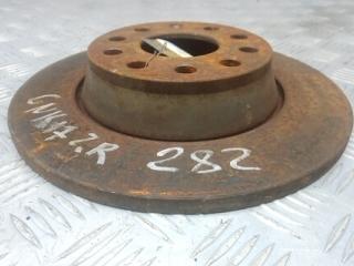 диск тормозной задний Volkswagen Tiguan 1 поколение 2009, 2.0 л., дизель, МКПП, внедорожник 5 дв., 1K0615601AD