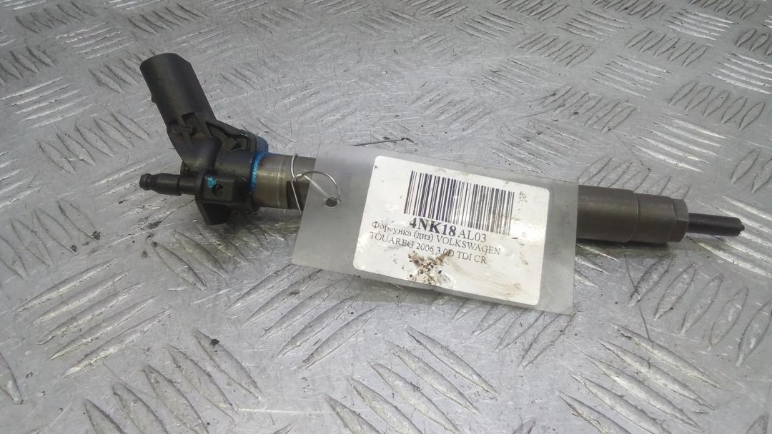 форсунка Volkswagen Touareg 1 поколение 2006, 3.0 л., дизель, АКПП, внедорожник 5 дв., 0445115037, 059130277AB - фото №1