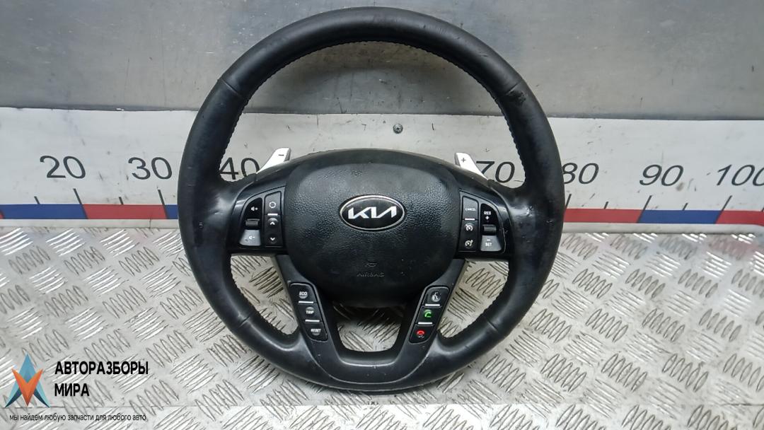 руль Kia Optima 3 поколение 2012, 1.7 л., дизель, АКПП, седан, 561102TDA0VA - фото №1