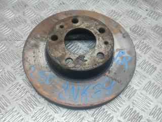 диск тормозной передний Citroen Jumper 2 поколение 2007, 2.2 л., дизель, МКПП, микроавтобус