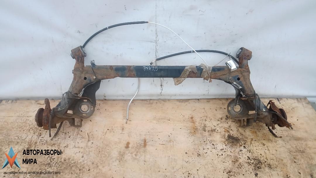 балка задняя Skoda Rapid 1 поколение 2014, 1.6 л., дизель, МКПП, хетчбэк 5 дв., 6R7500051 - фото №1