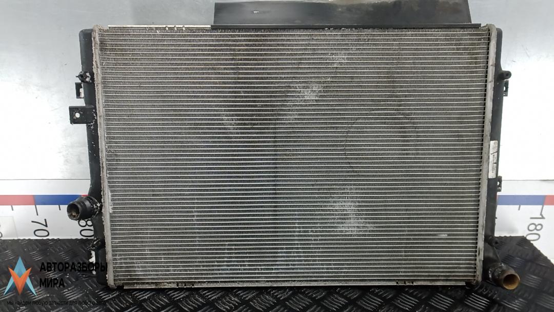 радиатор охлаждения Volkswagen Sharan 2 поколение 2013, 2.0 л., дизель, АКПП, минивэн, 5N0121253L, 5N0121253P - фото №1