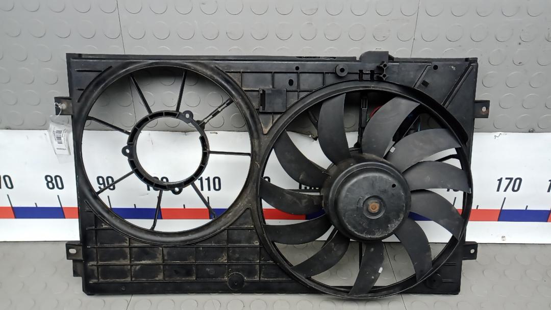 вентилятор радиатора Skoda Octavia 2 поколение (A5) 2007, 1.9 л., D TDI PD, дизель, МКПП, хетчбэк 5 дв. - фото №1