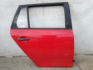 дверь задняя правая Skoda Fabia 2 поколение (5J) 2008, 1.2 л., 6V, бензин, МКПП, универсал