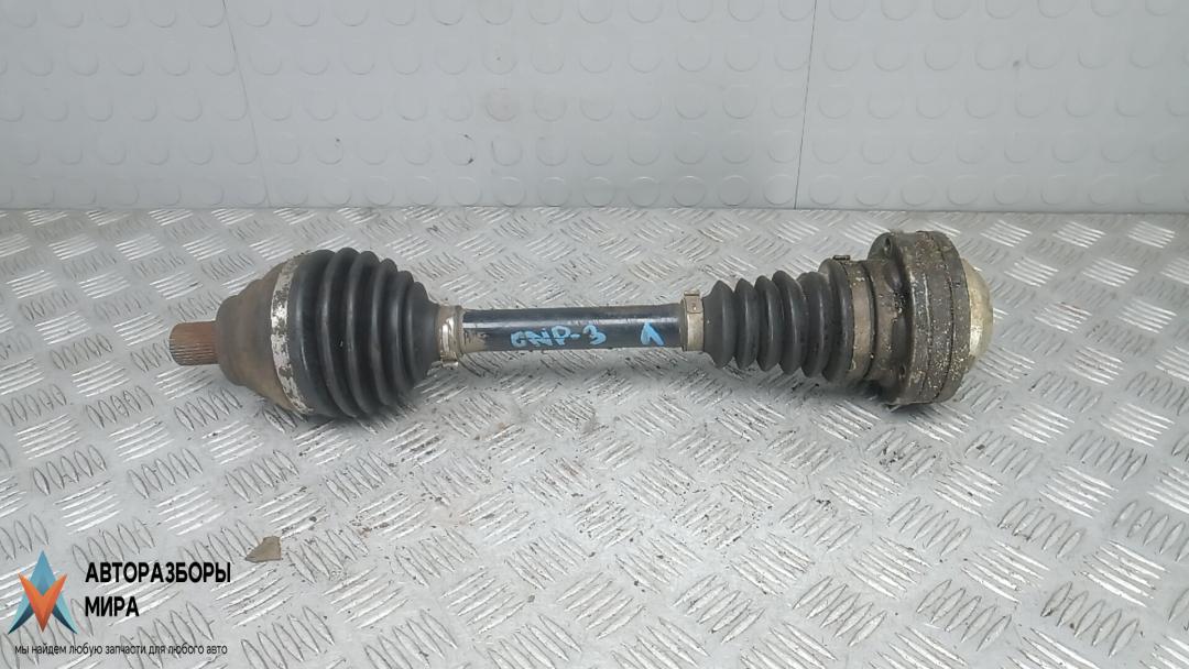 полуось передняя левая (приводной вал, ШРУС) Skoda Octavia 3 поколение (A7) 2015, 2.0 л., дизель, МКПП, хетчбэк 5 дв., 5Q0407271H, 5Q0407761AX - фото №1