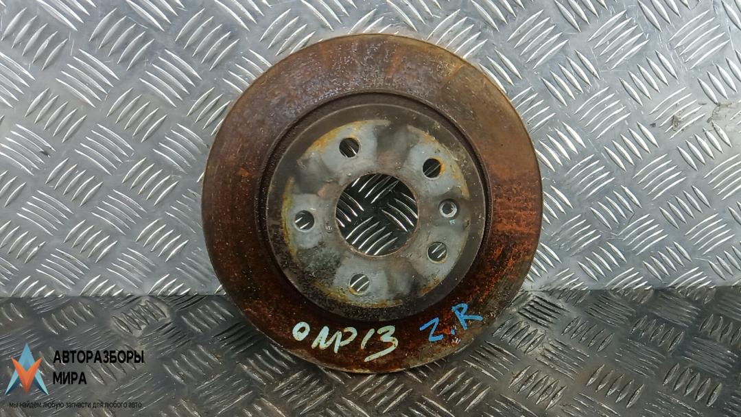 диск тормозной задний Opel Mokka 1 поколение 2015, 1.6 л., дизель, МКПП, хетчбэк 5 дв., 13502135, 569072 - фото №1