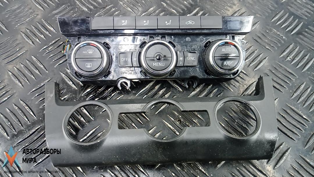 блок управления печки / климат-контроля Skoda Octavia 3 поколение (A7) 2015, 2.0 л., дизель, МКПП, хетчбэк 5 дв., 01128280 - фото №1