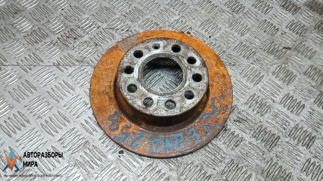 диск тормозной задний Skoda Octavia 3 поколение (A7) 2015, 2.0 л., дизель, МКПП, хетчбэк 5 дв., 5Q0615601F, 1K0615601AB - фото №1