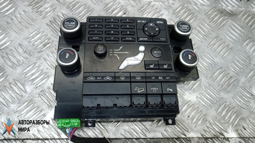 блок управления печки / климат-контроля Volvo XC60 1 поколение 2009, 2.4 л., дизель, АКПП, внедорожник 5 дв., 30782910 - фото №1