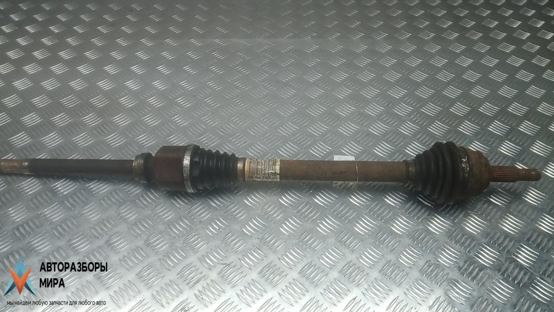 полуось передняя правая (приводной вал, ШРУС) Citroen C4 Picasso 2 поколение 2014, 1.6 л., дизель, АКПП, минивэн - фото №1