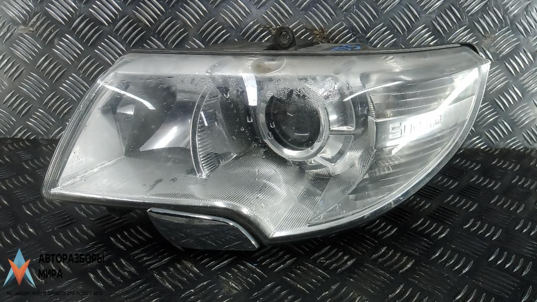фара левая Skoda Superb 2 поколение 2010, 2.0 л., дизель, МКПП, универсал, 3T2941017C - фото №1