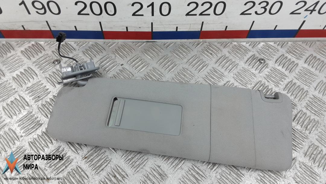 козырек солнцезащитный Volkswagen Phaeton 1 поколение 2006, 3.0 л., дизель, АКПП, седан, 3D0857551F - фото №1