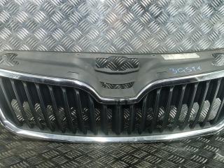 решетка радиатора Skoda Rapid 1 поколение 2015, 1.6 л., дизель, МКПП, хетчбэк 5 дв., 5JA853651, 5JA853607